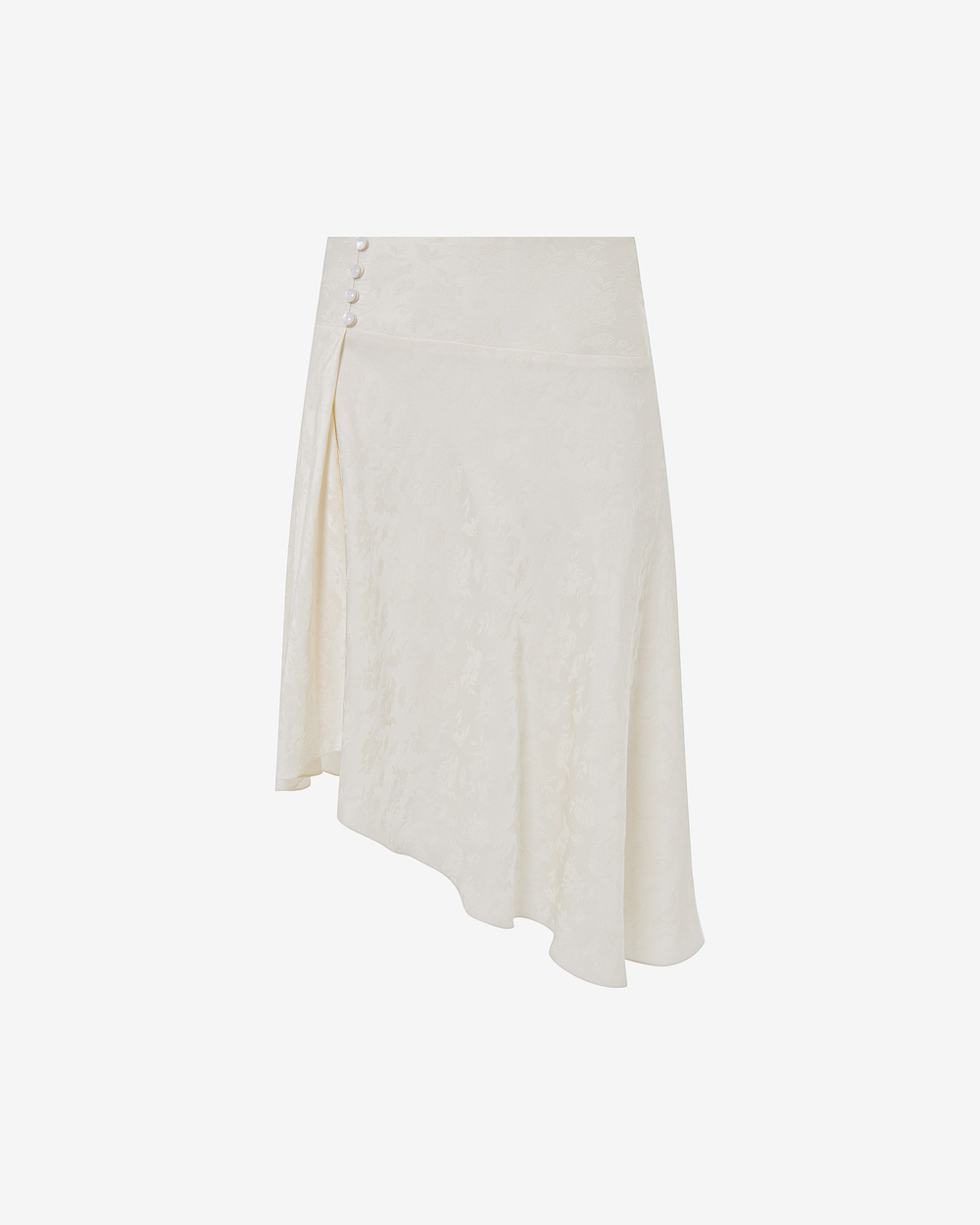 Асимметричная юбка миди из вискозы