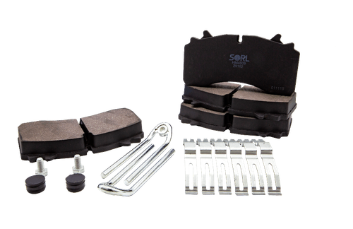 Колодки тормозные дисковые SAF SKRB 9022WI, Wabco PAN 22-1 (29162) SORL