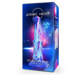 Сине-голубой фантазийный фаллоимитатор 25см Bior Toys Magic Hero MH-13038