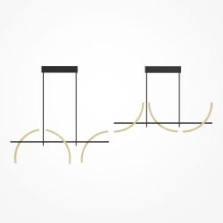 Светильник подвесной Maytoni Wabi MOD428PL-L20BK