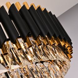 Подвесная Люстра Empire Black Chandelier Crystal D 70 By Imperiumloft