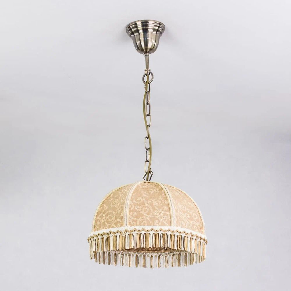 Citilux Базель CL407115 Подвесной светильник с абажуром Вышивка