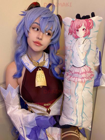 Мини дакимакура Нацуки из Доки Доки арт. M0206, 60х20 см