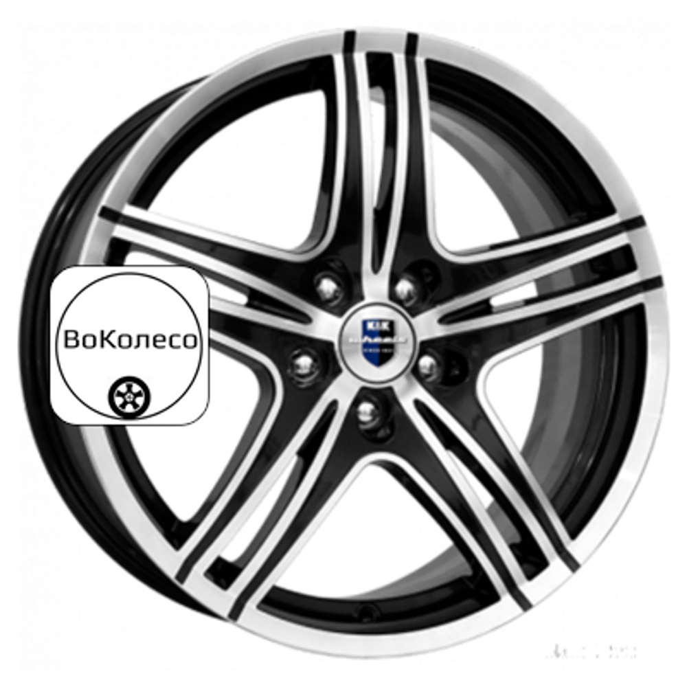 8x18/5x120 ET32 D60,1 Омаха (КС569) Алмаз черный K&K