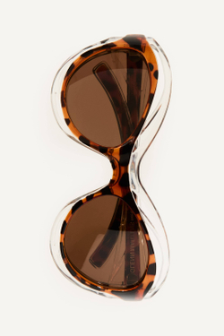 H&M - Glenn Martens Солнцезащитные очки с поляризацией, темно-коричневый