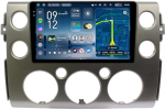 Магнитола для Toyota FJ Cruiser 2005-2022 (рамка серая) - Teyes CC4-PRO монитор 9.5" 2K QLED на Android 13, Snapdragon 778G, AI, CarPlay, DSP, 4G SIM-слот
