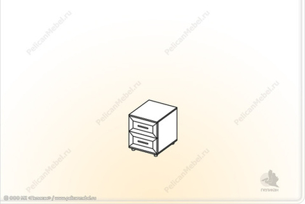 Тумба прикроватная малая Классика ТМ