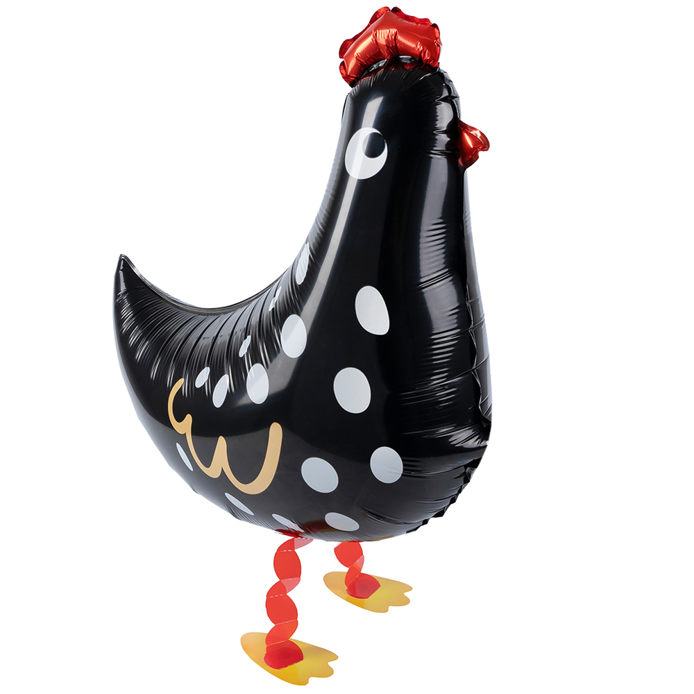 Ходячая Фигура Чёрная курица (23''/58 см)