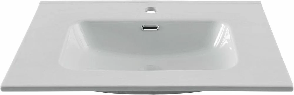 Тумба с раковиной Aquanet Алвита new 70 344133+284027 белая матовая