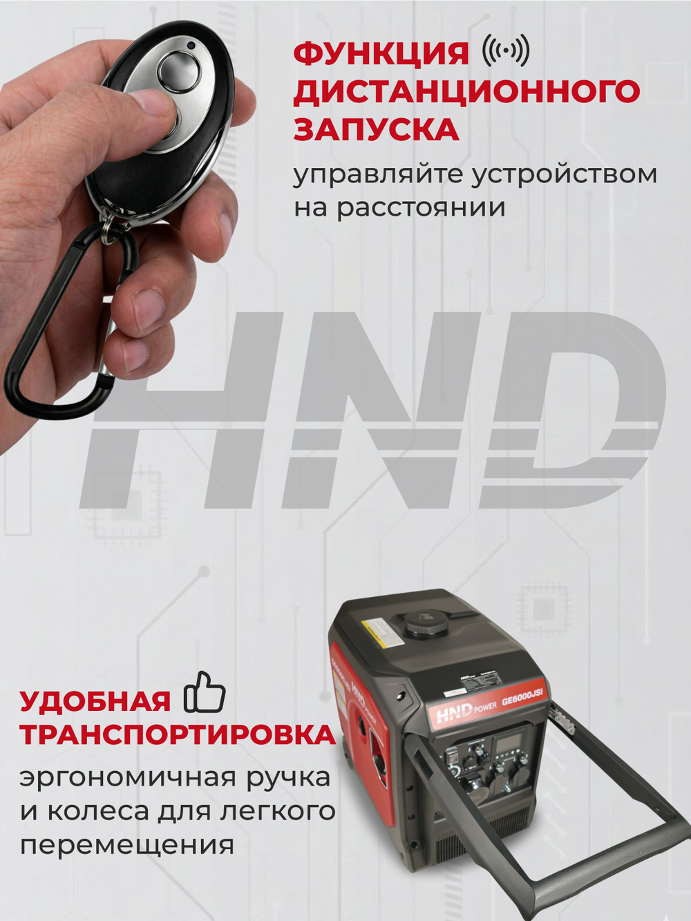 Генератор HND GE6000JSi