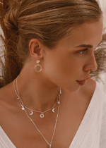 Серьги-трансформеры «Северное сияние»