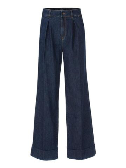 Marc Cain Джинсы из легкого денима с защипами