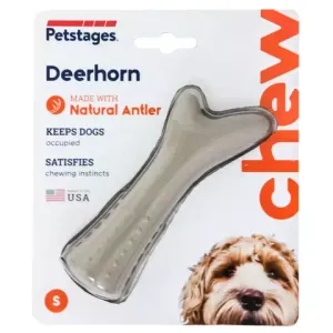 Игрушка Petstages для собак Deerhorn, с оленьими рогами 12 см маленькая