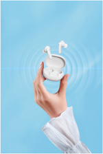 Беспроводные наушники Haylou MoriPods ANC, белый