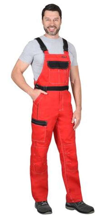 Полукомбинезон СИРИУС-ПРЕСТИЖ красный с чёрным