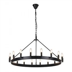 Citilux Смитсон CL470118 Люстра замковая подвесная Чёрная