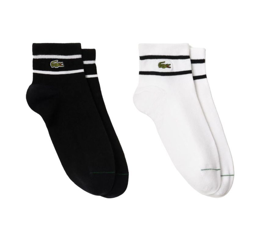 Теннисные носки Lacoste Striped 2P - разноцветный