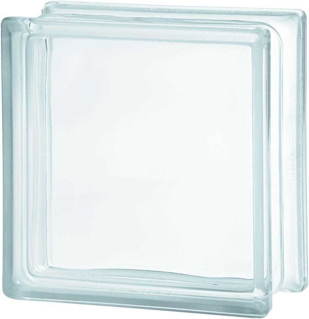 Стеклоблок огнеупорный бесцветный гладкий 1919/8 30F  Sahara 1S Seves 19х19х8 полуматовый