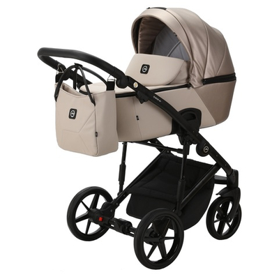 Детская универсальная коляска Adamex MOBI Deluxe SD-10 (2в1) 100% экокожа