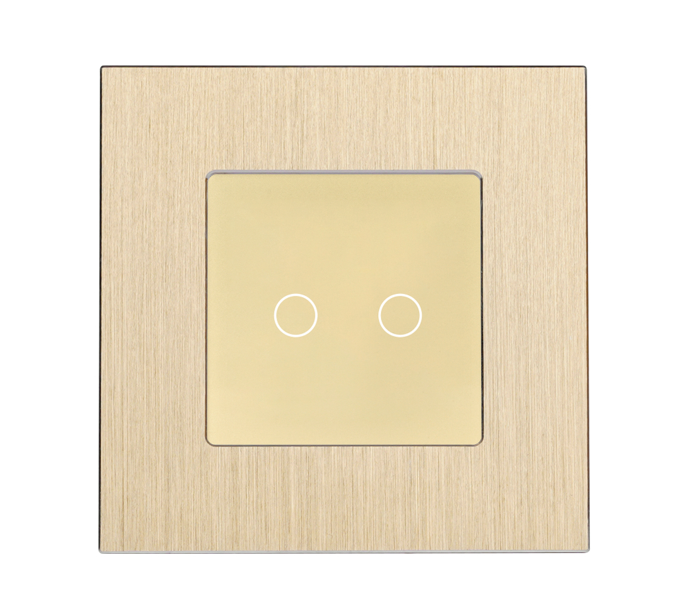 Стеклянная панель для рамки 2KL-GD 47*47мм ЗОЛОТО