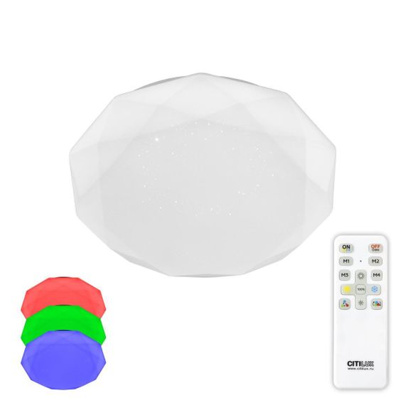 Потолочный светодиодный светильник Citilux Астрон CL733330G