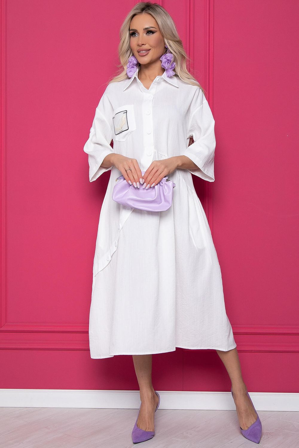 Платье "Индира" (белое) П8572 LT Collection