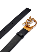 Кожаный двухсторонний ремень LOVE BERRY Pinko - черный(100125 A1Z6)