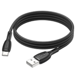 Кабель USB - TypeC BOROFONE BX86 Silicone (черный) 1м