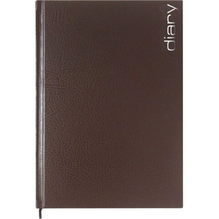 Ежедневник недат. А5 Attomex Orion 272 стр., коричневый, тв.обл., бумвинил, ляссе, 70г/м2