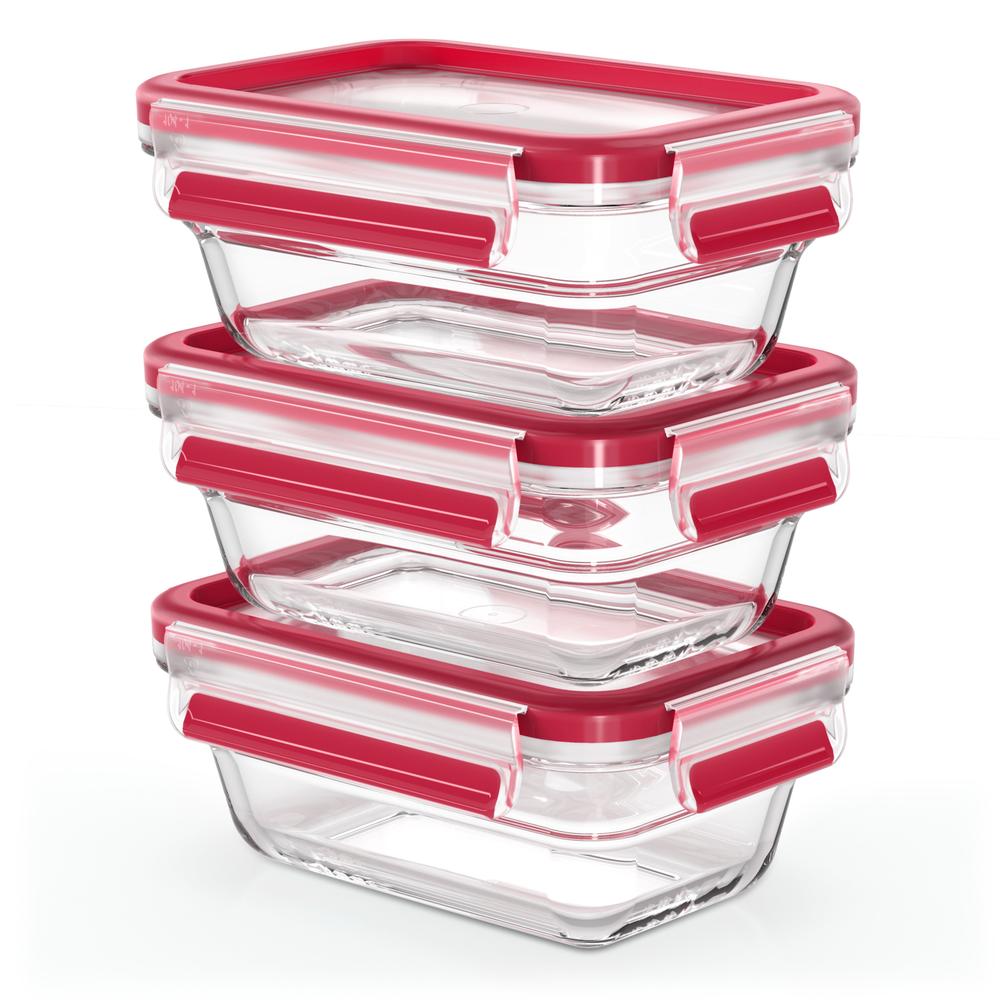 Набор контейнеров Tefal Masterseal Glass 3 предмета F1050110