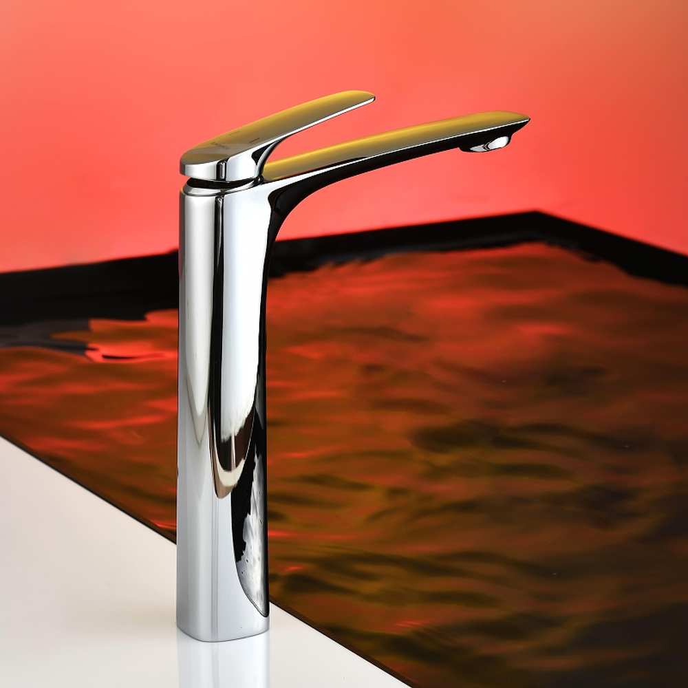 Смеситель для раковины Abelsberg Perfecta INF60102CH цвет Глянцевый хром