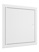 Люк ревизионный LN фланец 100х100 нажимной 120х120 пластик EVECS