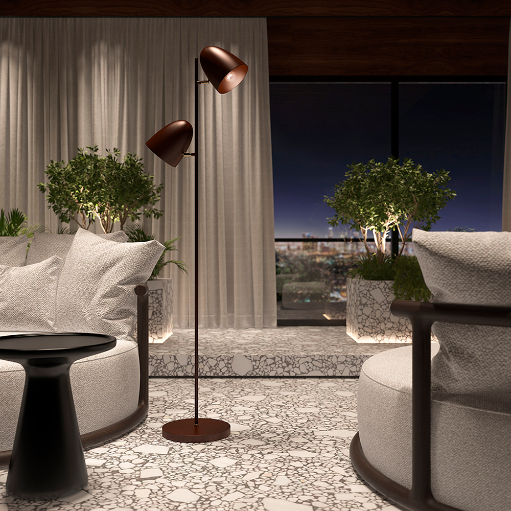 Торшер fedd, 153 см, вишневый