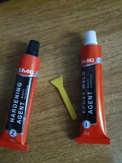 Холодная сварка серый эпоксидный клей IMG 2Х30г.