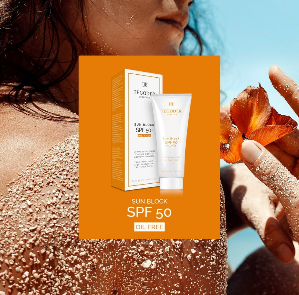 Солнцезащитный крем для жирной кожи Sun Block SPF 50+