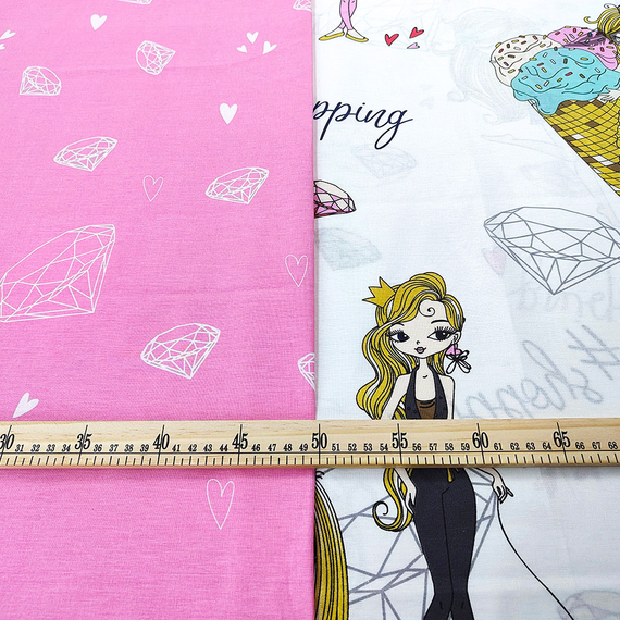 Поплин &quot;Модницы&quot; | ш.220 см | 115 г/м² | хлопок-100%