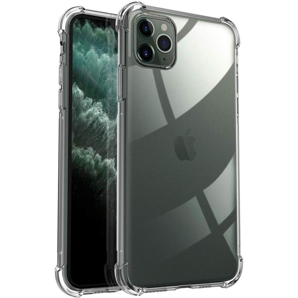 Чехол ROSCO для Apple iPhone 11 Pro Max оптом (арт. IP11PM-HARD-TPU-TRANSPARENT)