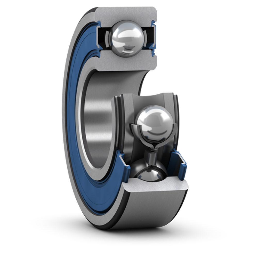 SKF Food line deep groove ball bearing with seals 6301-2RSH/VA947
