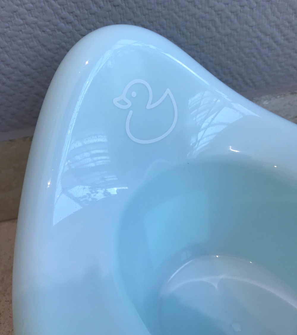 Горшок детский "Уточка" голубой DK-091-129