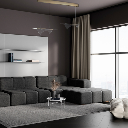 731323 Люстра VARESE 35W LED 3628LM 360G ЗОЛОТО 3000K