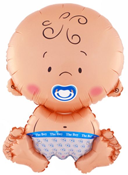 Шар (29''/74 см) Фигура, Малыш Мальчик, 1 шт.