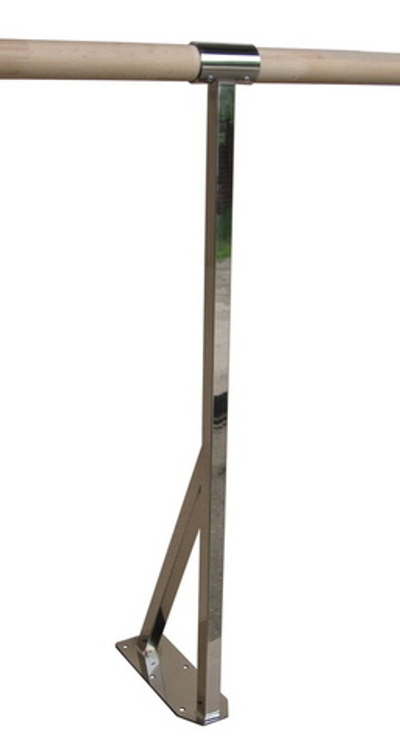 Модель №8 – стойка балетного (хореографического) станка одноуровневого из нержавеющей стали