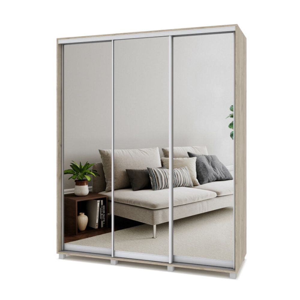 Шкаф-купе трехстворчатый "Роланд" Р683, ЛДСП, MODERN