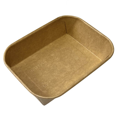 Контейнер бумажный New Soft Kraft 500мл 170х120х43 мм 1/450