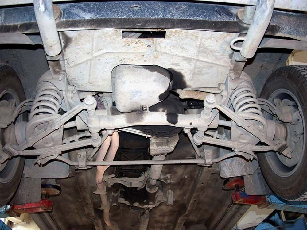 Защита картера двигателя (2 мм, сталь) для Lada 4x4 (Lada 2121 Niva) 1976-2008 (V = 1.7; 1.8) Sheriff.27.0151