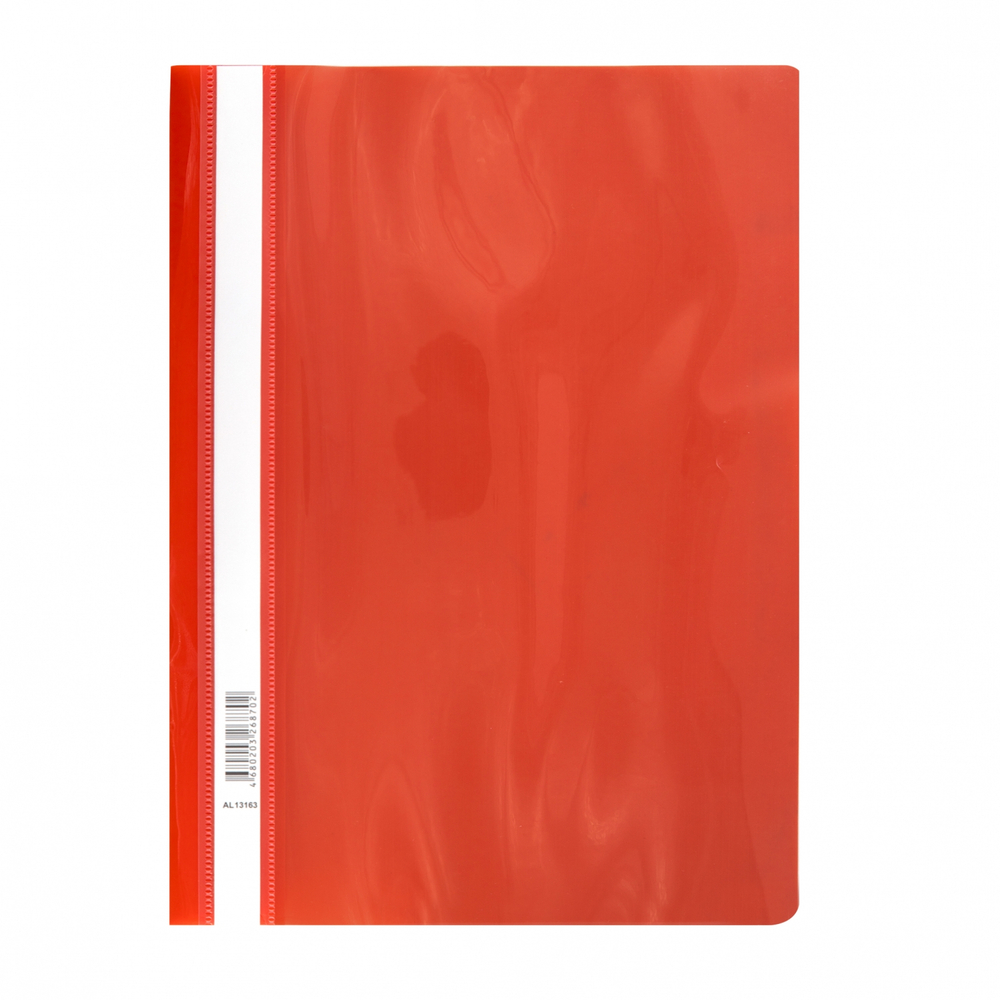 Папка-скоросшиватель пластиковая Alingar, A4, красный, 160 мкм, пакет европодвес