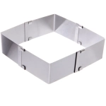 Форма для салата регулируемая «Квадрат»10*10*5см (до 17см)