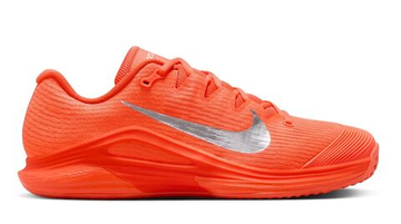Мужские кроссовки теннисные Nike Zoom Vapor 12 Clay Premium - hyper crimson/metallic silver