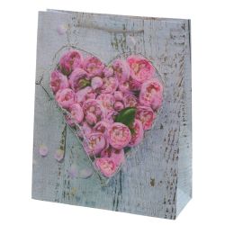 GAEM Пакет подарочный (бумага 210г/м2, блок микс 12шт), L26 W10 H32 см, 4в.