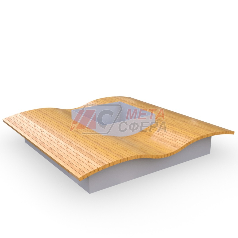 Скамья-вазон Куади